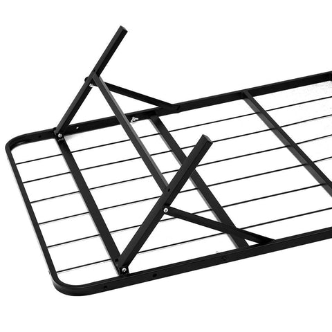 Artiss Folding Bed Frame Metal Base - Queen Chez Guru