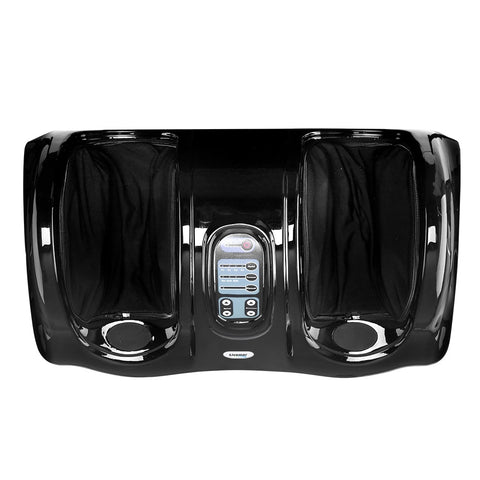 Livemor Foot Massager Shiatsu Massagers Electric Remote Roller Kneading Black Chez Guru