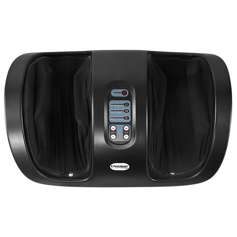 Livemor Foot Massager Shiatsu Massagers Electric Roller Kneading Calf Leg Black Chez Guru