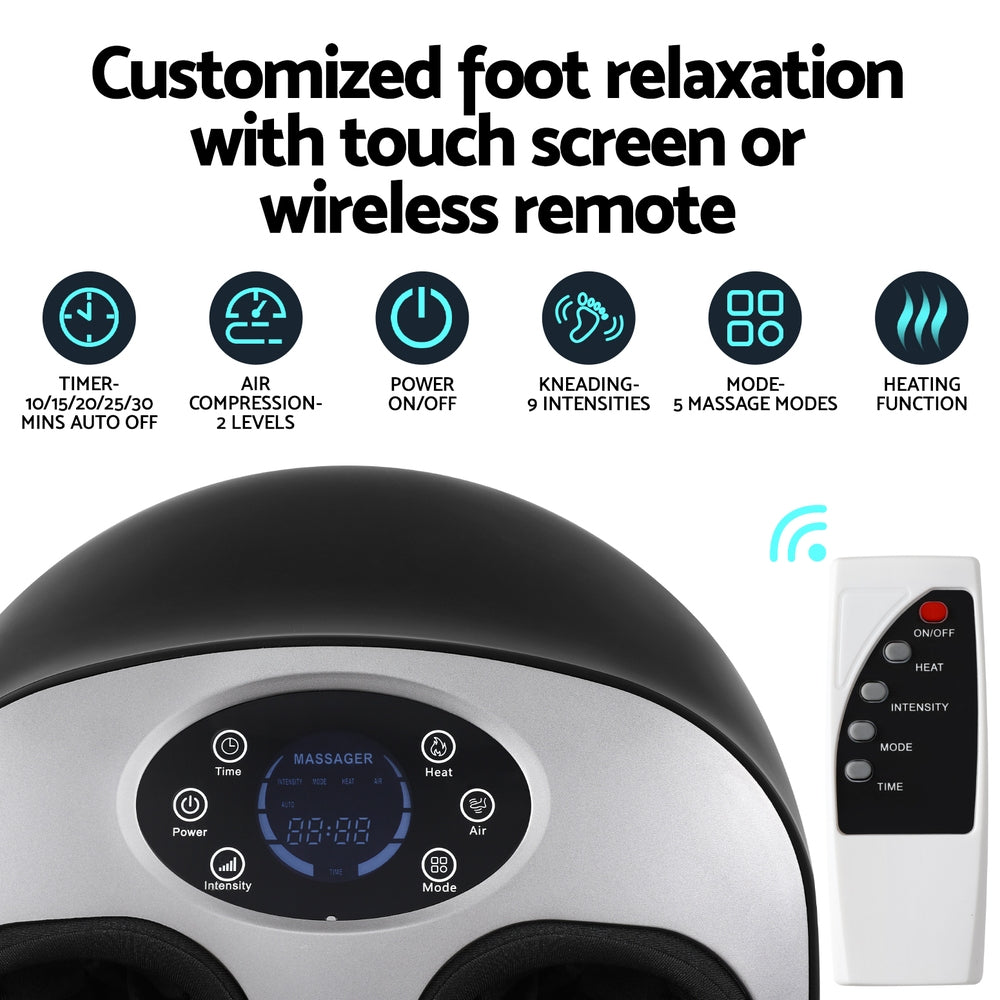 Livemor Kneading Heated Foot Massager Electric Massagers Chez Guru