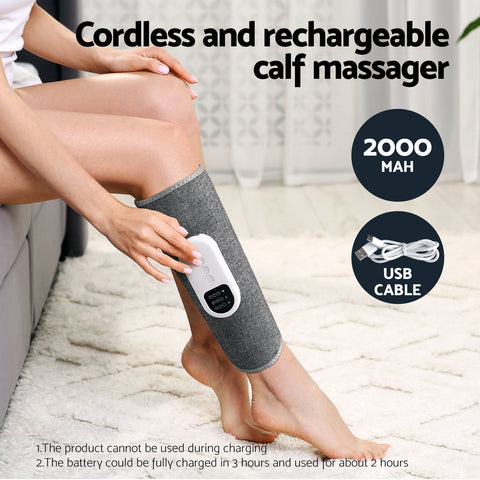 Livemor Leg Massager Heated Air Compression Calf Relaxation Chez Guru