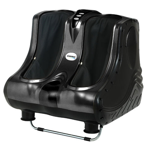 Livemor Foot Massager Massagers Shiatsu Electric Roller Ankle Calf Leg Kneading Black Chez Guru