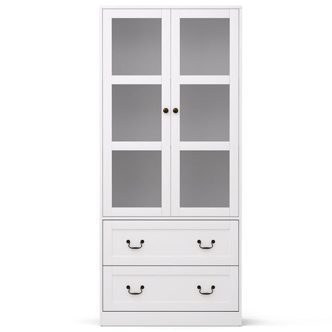 Artiss Buffet Sideboard 180cm Hutch Storage Cabinet Kitchen Drawer Door White