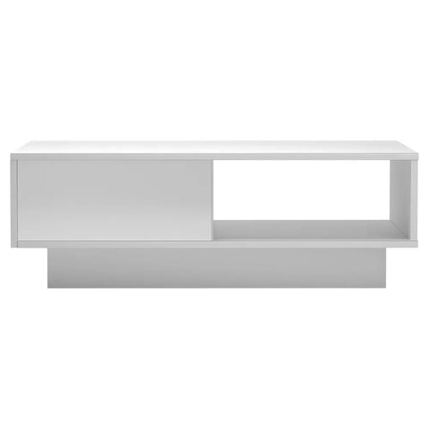 Artiss Coffee Table Led Lights White - Chez Guru