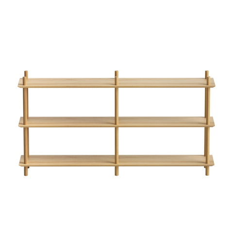 Artiss Bookshelf 3 Tiers Bookcase Display Shelves Wooden Storage Stand Rack Pine