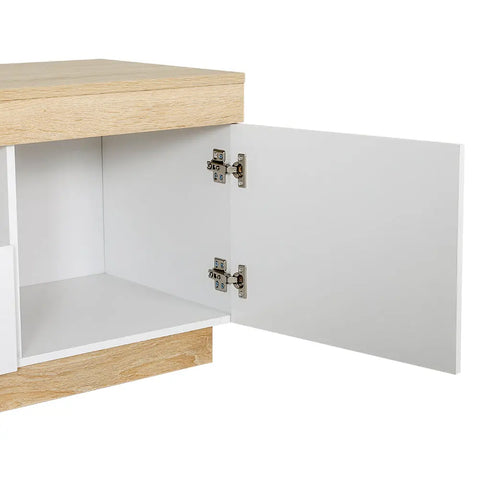 Artiss TV Cabinet Entertainment Unit Stand 180CM White Wood - Chez Guru