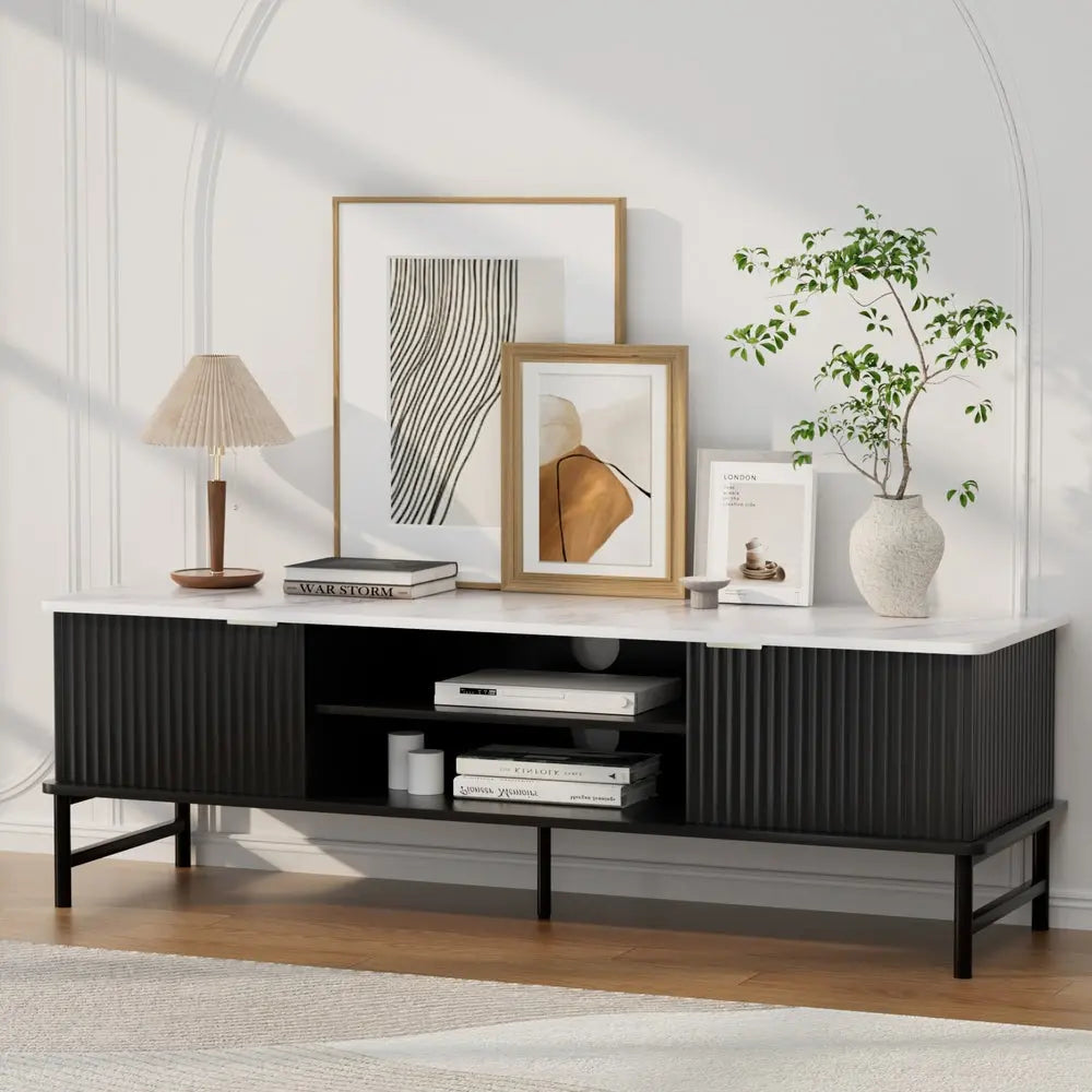 Artiss TV Cabinet Entertainment Unit Stand Storage 140CM - Chez Guru
