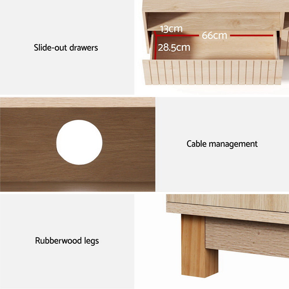 Artiss TV Cabinet Entertainment Unit Stand 150CM Chez Guru