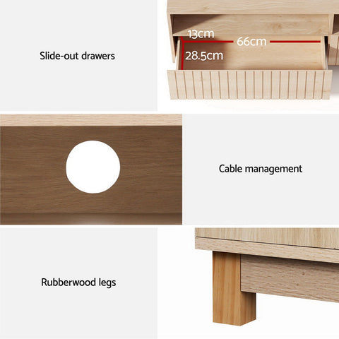 Artiss TV Cabinet Entertainment Unit Stand 150CM Chez Guru
