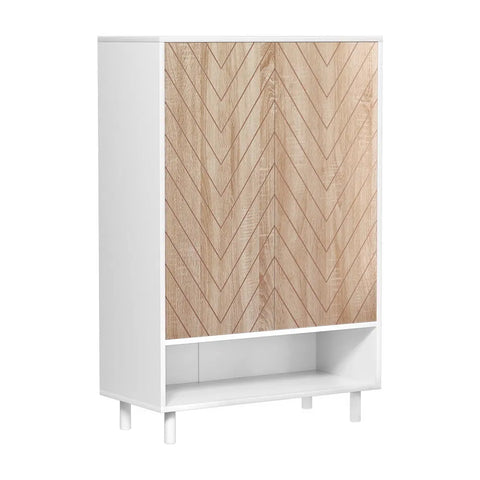 Artiss Shoe Rack Cabinet 24 Pairs 6-tier White Chez Guru