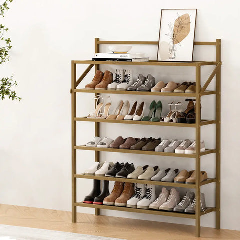 Artiss Shoe Rack 6-tier 18 Pairs Foldable Chez Guru