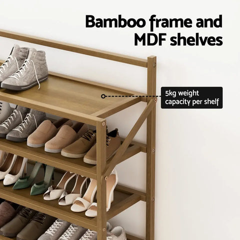 Artiss Shoe Rack 6-tier 18 Pairs Foldable Chez Guru