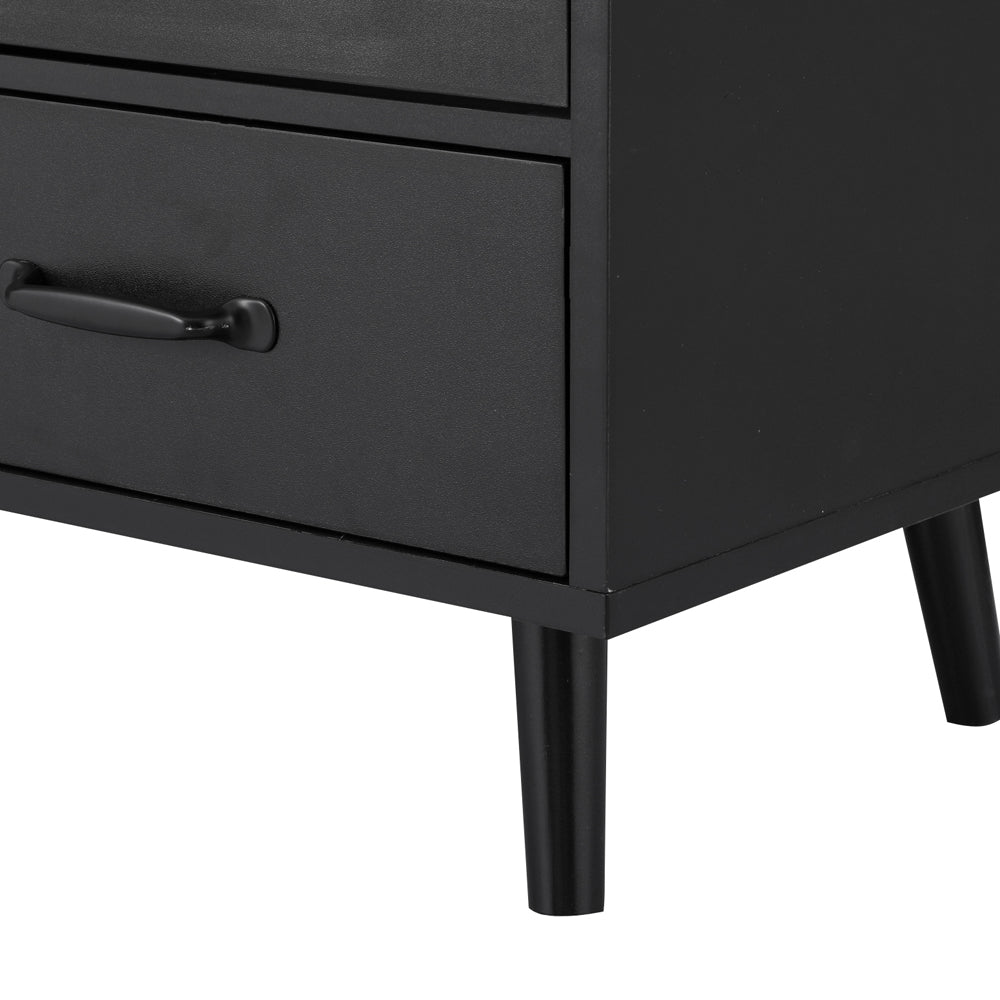 Artiss Buffet Sideboard Double Doors - Black Chez Guru