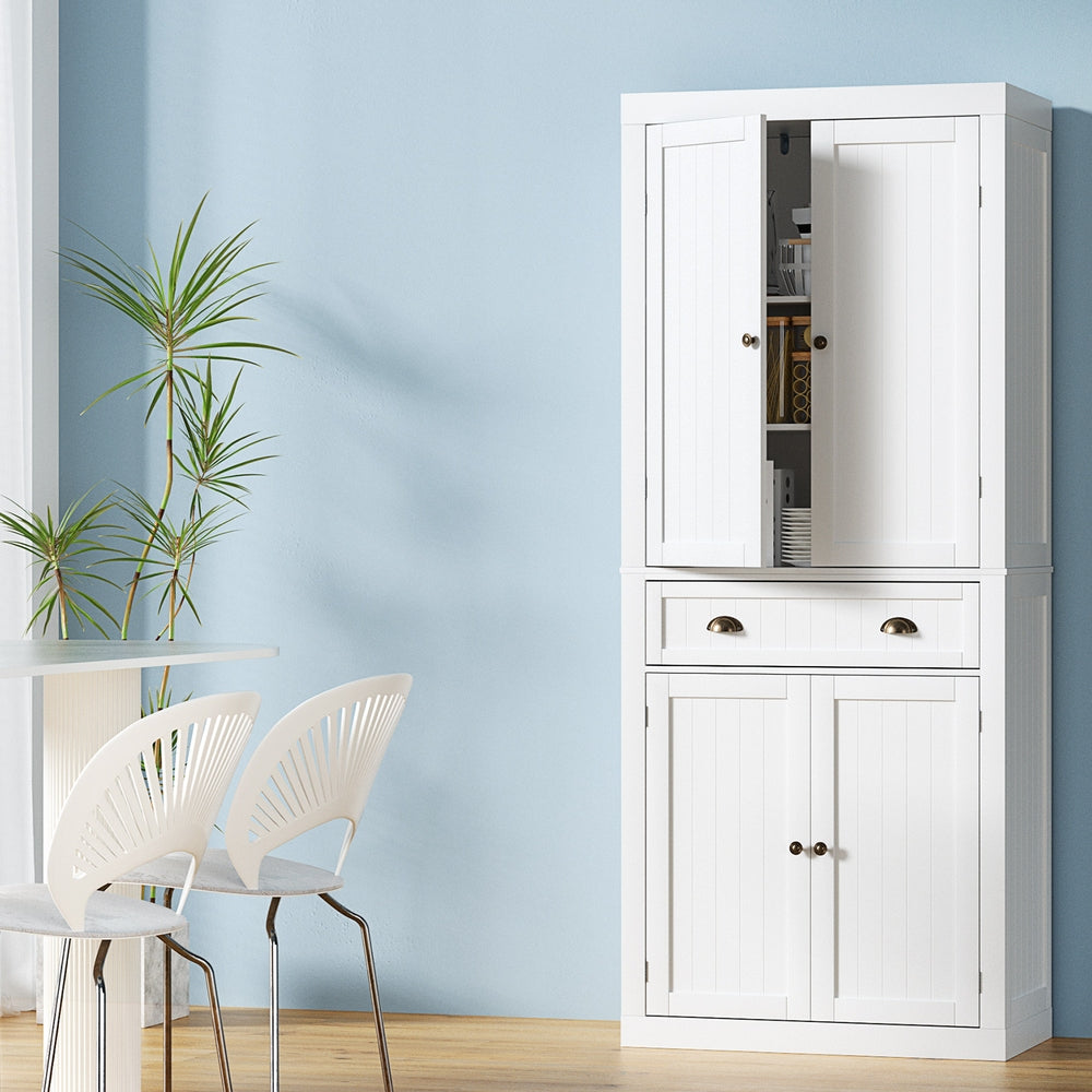 Artiss Buffet Sideboard Cupboard Cabinet White Chez Guru