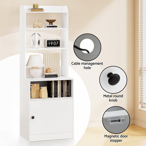 Artiss Bedside Table Nightstand Charging Station Chez Guru