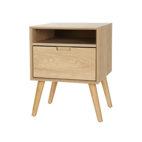 Artiss Bedside Table Drawers Side Table Shelf Storage Cabinet Nightstand GORR - Chez Guru
