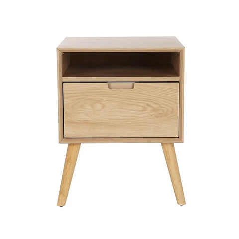 Artiss Bedside Table Drawers Side Table Shelf Storage Cabinet Nightstand GORR - Chez Guru