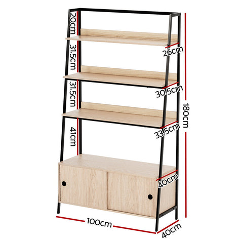 Artiss Bookshelf 5 Tier Cube Cabinet MIRA Oak Chez Guru