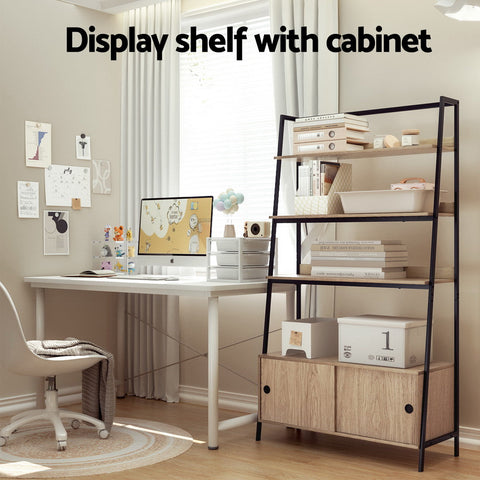 Artiss Bookshelf 5 Tier Cube Cabinet MIRA Oak Chez Guru