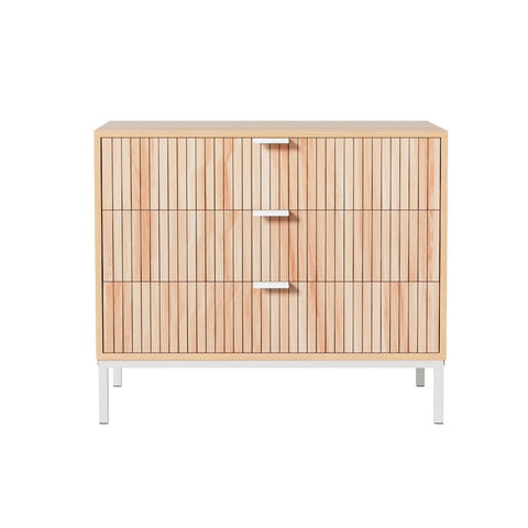 Artiss 3 Chest of Drawers  - LURA Pine Chez Guru
