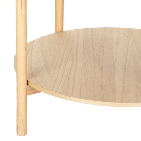 Artiss Coffee Table Side Table Round 70CM - Chez Guru