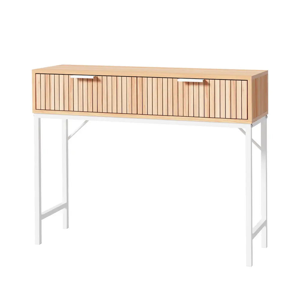 Artiss Console Table 2 Drawers 92CM Chez Guru