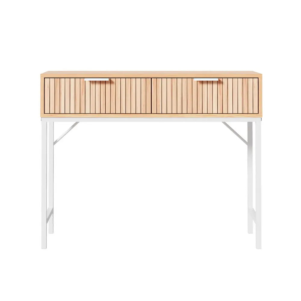 Artiss Console Table 2 Drawers 92CM Chez Guru