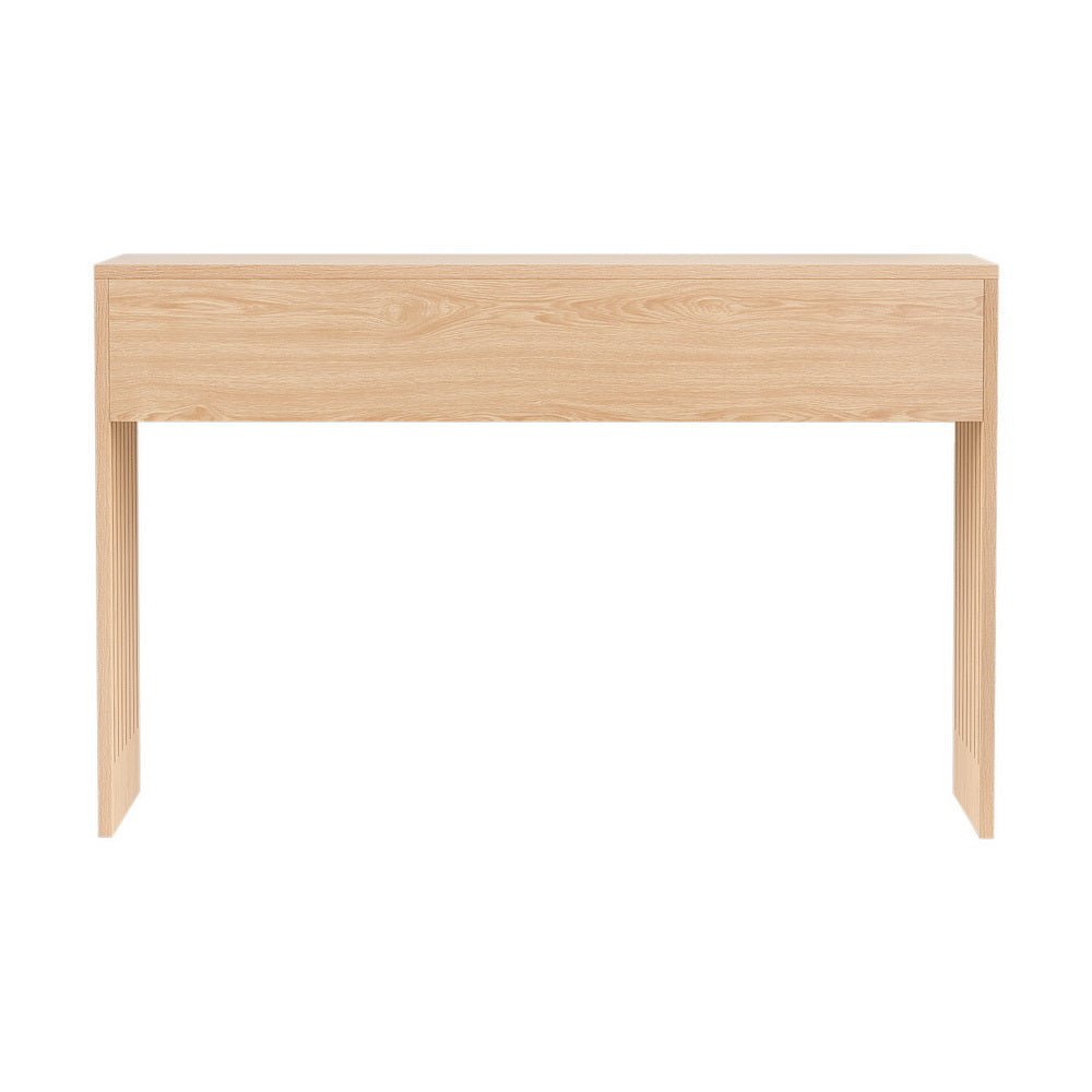 Artiss Console Table Hallway Fluted 120CM Pine Chez Guru