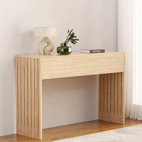 Artiss Console Table Hallway Fluted 120CM Pine Chez Guru