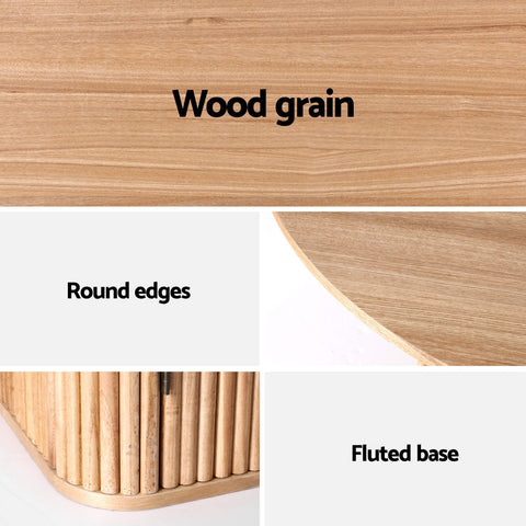 1M Artiss Dining Table Storage Base Chez Guru