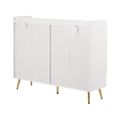 Artiss Shoe Rack Cabinet 5 Tiers 30 Pairs White Chez Guru