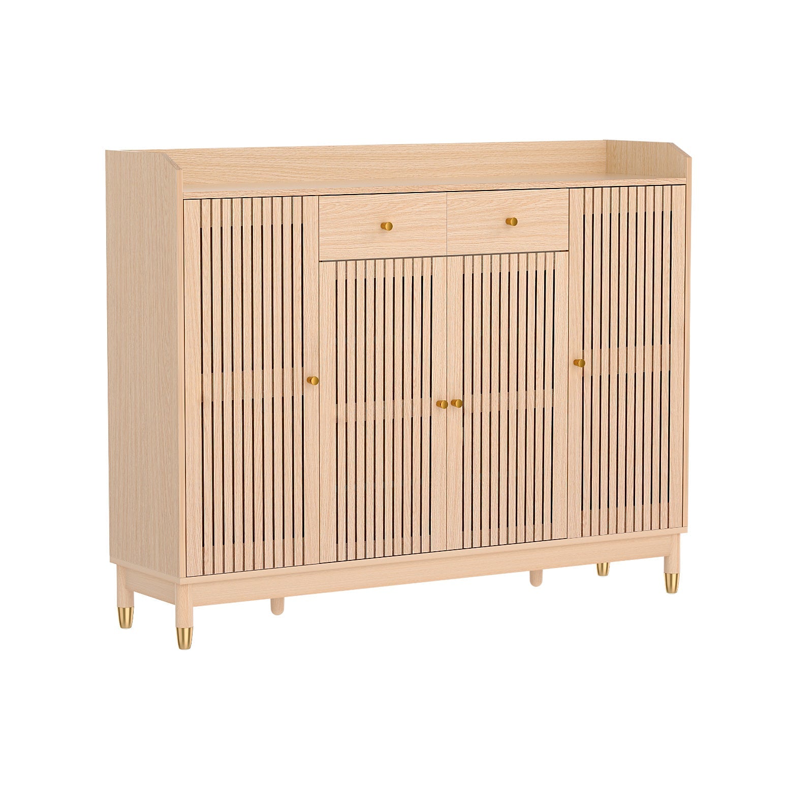 Artiss Shoe Rack Cabinet with Shelves 26 Pairs Pine Chez Guru