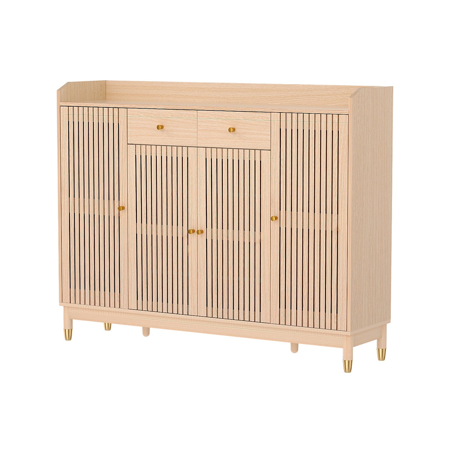 Artiss Shoe Rack Cabinet with Shelves 26 Pairs Pine Chez Guru