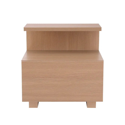 Artiss Bedside Table 1 Drawer - Pine - Chez Guru