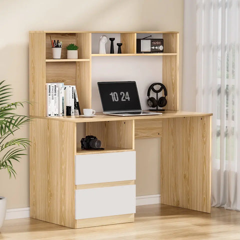 Artiss Computer Desk Office Study Desks Table Bookshelf Drawer Chez Guru