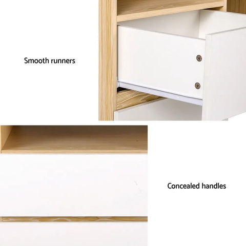 Artiss Computer Desk Office Study Desks Table Bookshelf Drawer Chez Guru