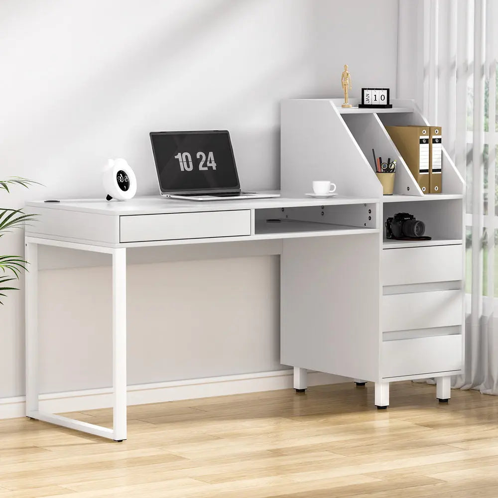 Artiss Computer Desk Office Study Desks Table Drawer Bookshelf Chez Guru