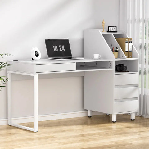 Artiss Computer Desk Office Study Desks Table Drawer Bookshelf Chez Guru