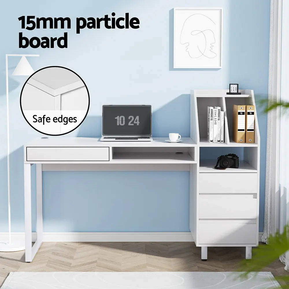Artiss Computer Desk Office Study Desks Table Drawer Bookshelf Chez Guru