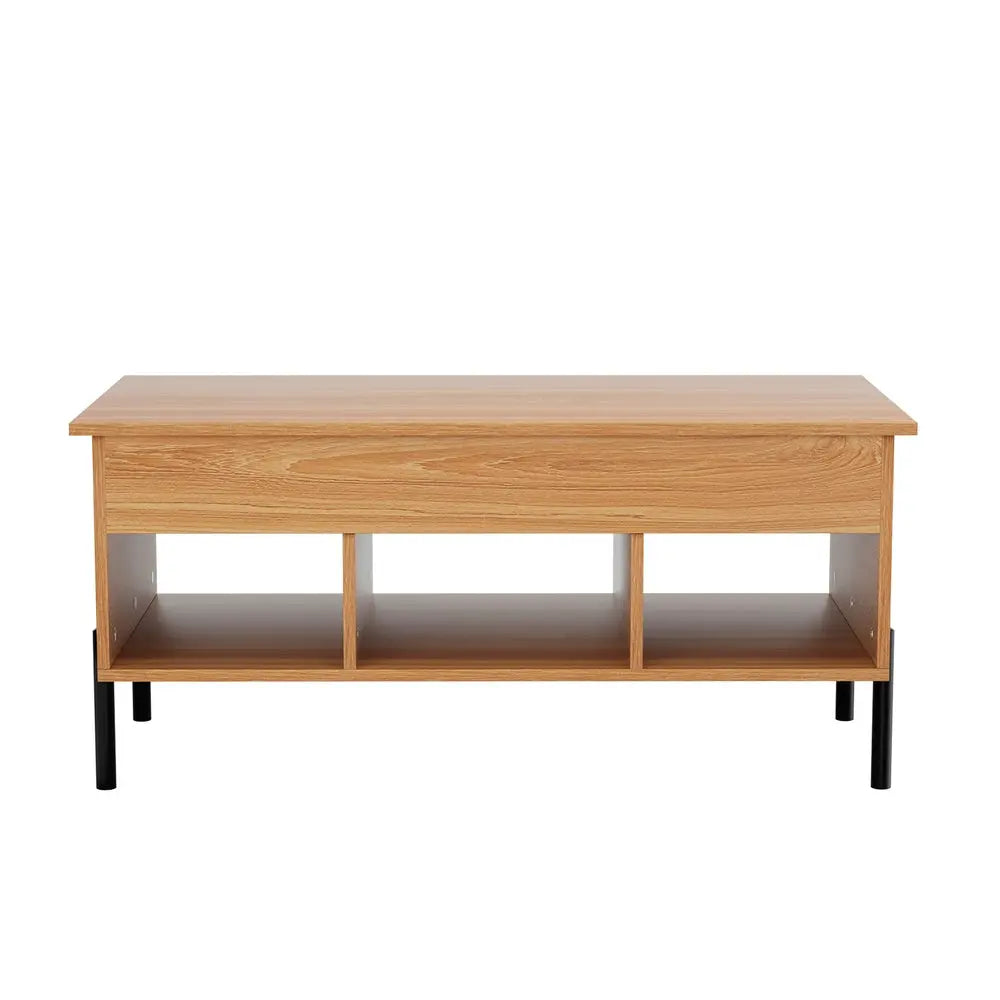 Artiss Coffee Table Lift-top Oak - Chez Guru