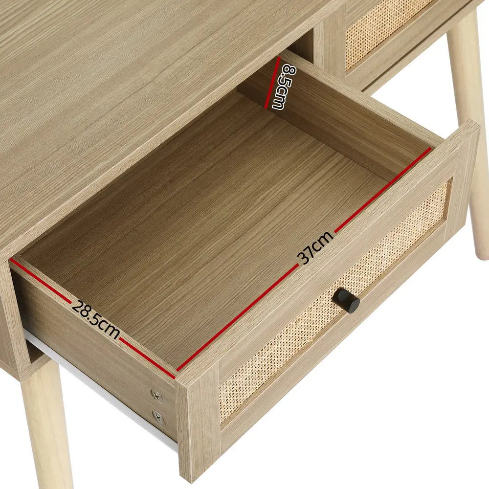 Artiss Dressing Table Set Rattan Frances - Chez Guru