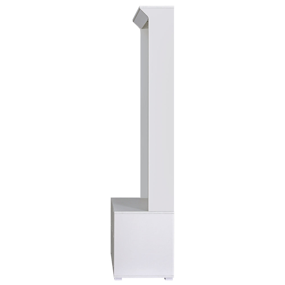 Artiss Shoe Rack Cabinet Hall Tree Coat Rack 180CM White Chez Guru