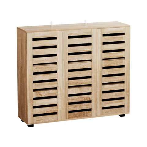 Artiss Shoe Rack Cabinet 30 Pairs Adjustable Shelf Chez Guru