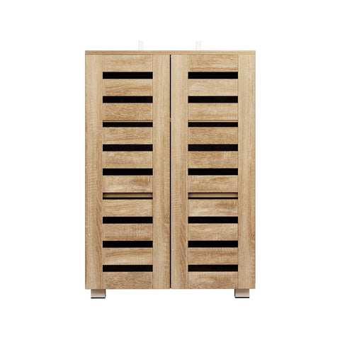 Artiss Shoe Rack Cabinet 20 Pairs 5-tier Wood Alster Chez Guru