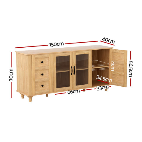 Artiss Multi-Style Sideboard Storage Cabinet Kitchen Cupboard