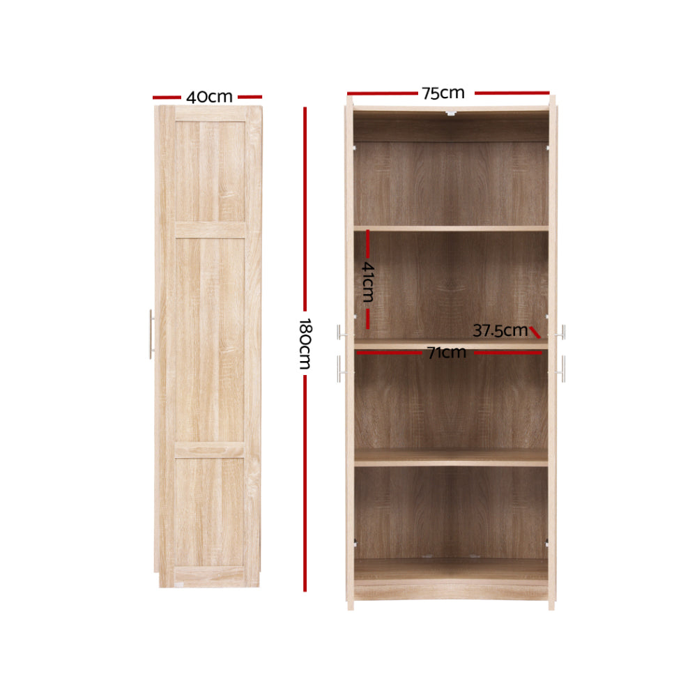 Artiss Buffet Sideboard Cupboard Cabinet Pantry Organiser Adjustable Shelves Chez Guru