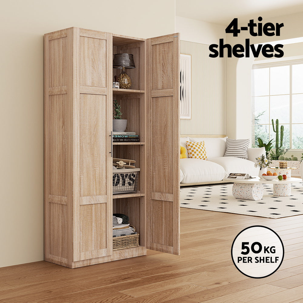 Artiss Buffet Sideboard Cupboard Cabinet Pantry Organiser Adjustable Shelves Chez Guru
