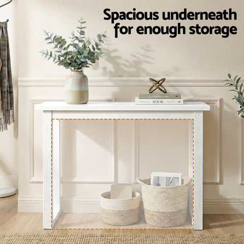 Artiss Console Table 110CM White
