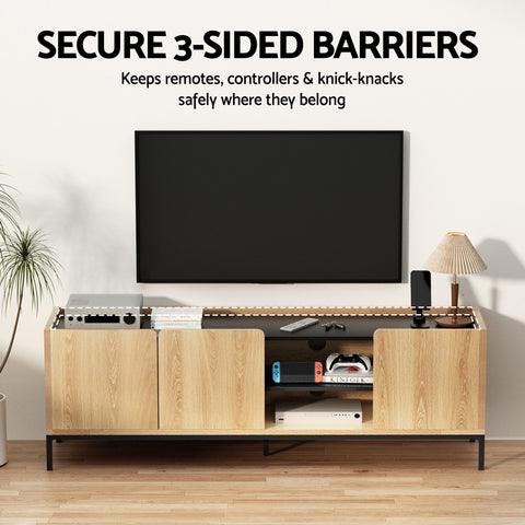 Artiss TV Unit Entertainment Unit Storage Cabinet Shelf 160cm Pine