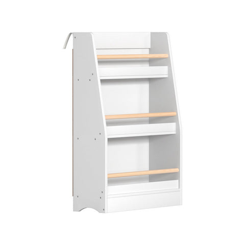 Keezi Kids Bookshelf 3 Tiers Storage Children Bookcase Organiser Display Shelf Chez Guru